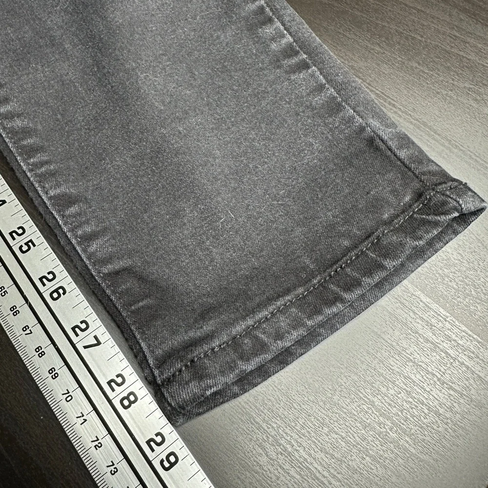 Vintage America Blues Boho Skinny Jeans Womens 12R Waist 31 Black